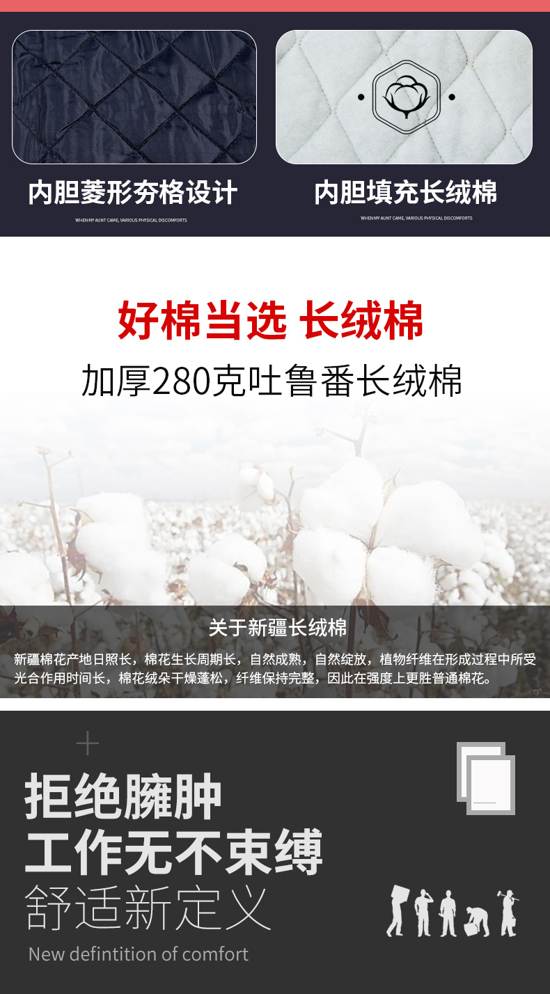 8855防阻燃防靜電中長(zhǎng)一體棉衣