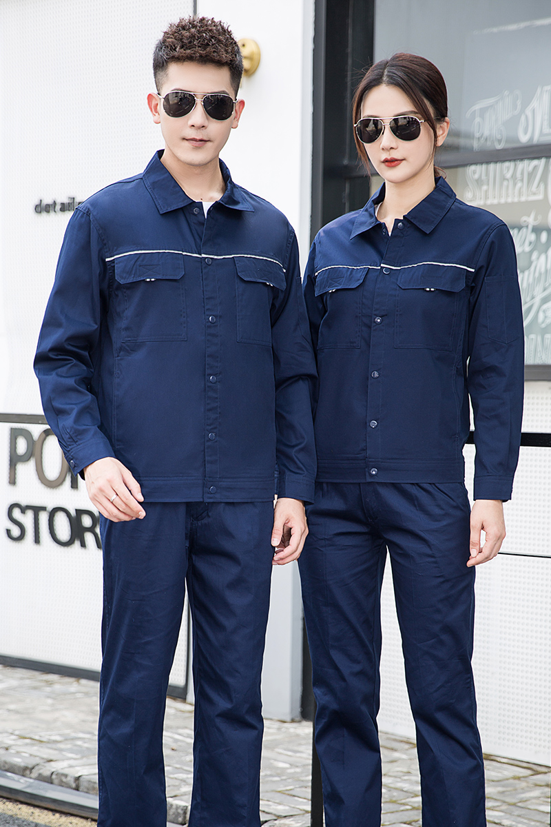 純棉春秋工作服992